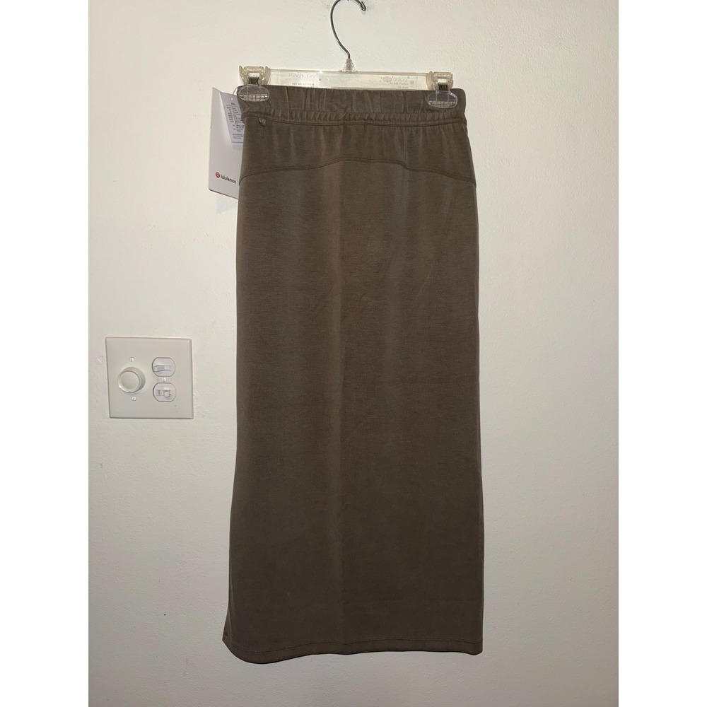 Lululemon Bound to Bliss Softstreme Maxi Skirt Nomad Size 2 NWT - Picture 2 of 2